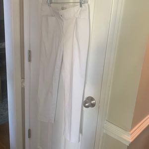 White Loft cropped pants